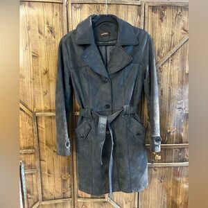 Danier S suede trench coat